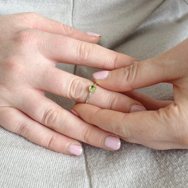 'New Opportunities' Peridot Stacking Ring