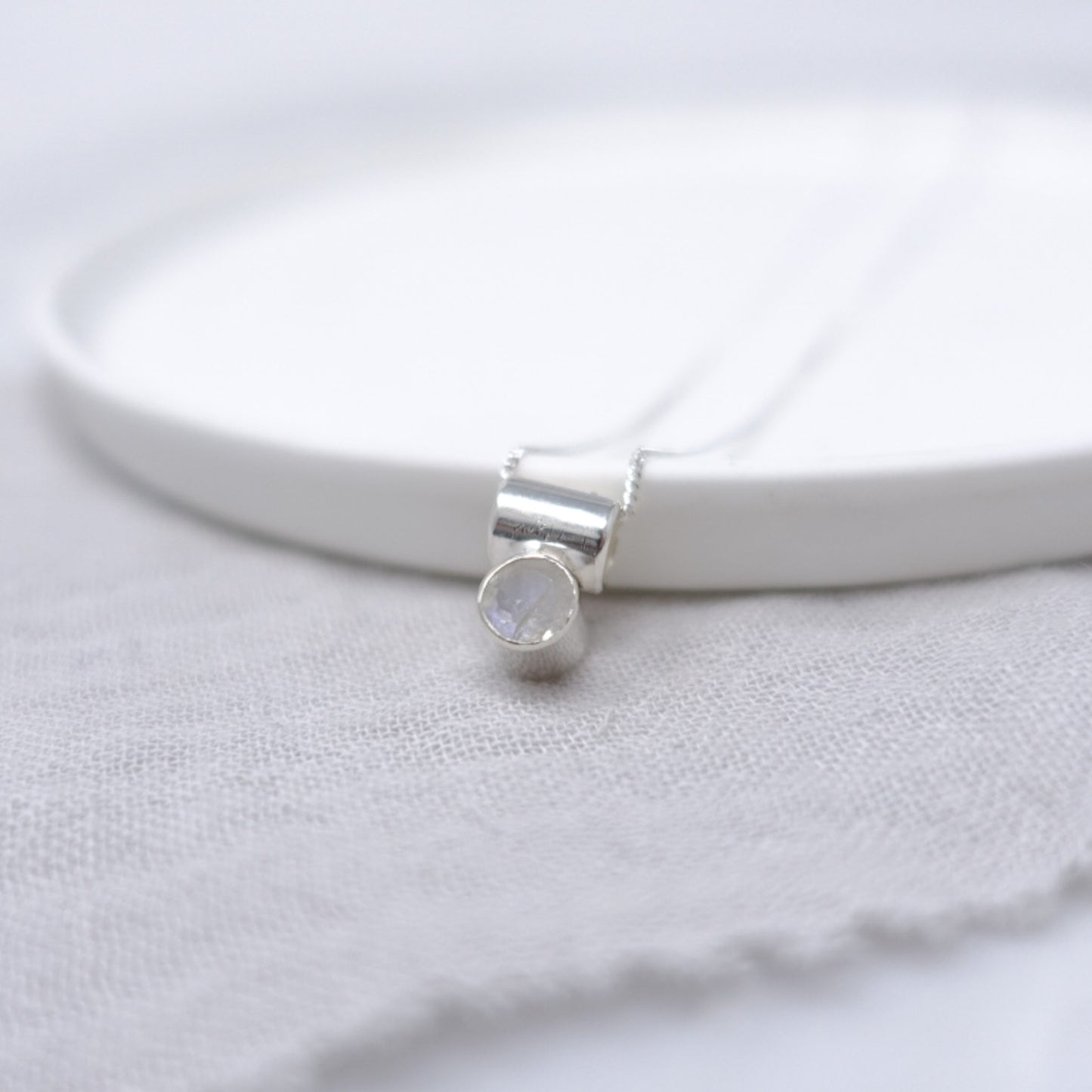 'Friendship/Connection' Moonstone Necklace