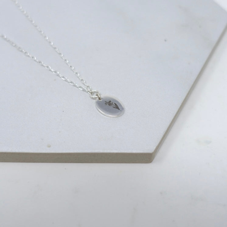 May Lily of the Valley Birth Flower Necklace