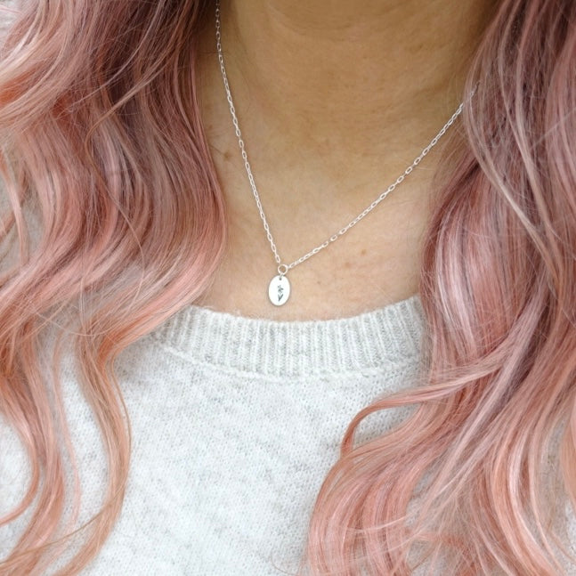 May Lily of the Valley Birth Flower Necklace
