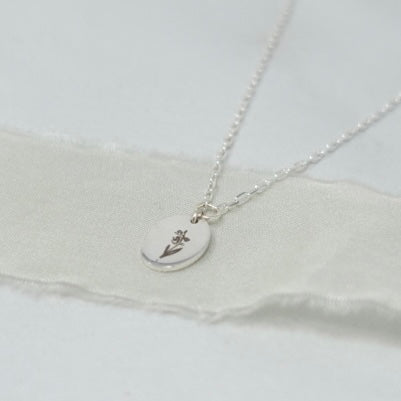 May Lily of the Valley Birth Flower Necklace