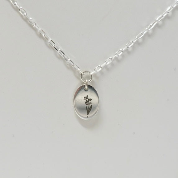 May Lily of the Valley Birth Flower Necklace