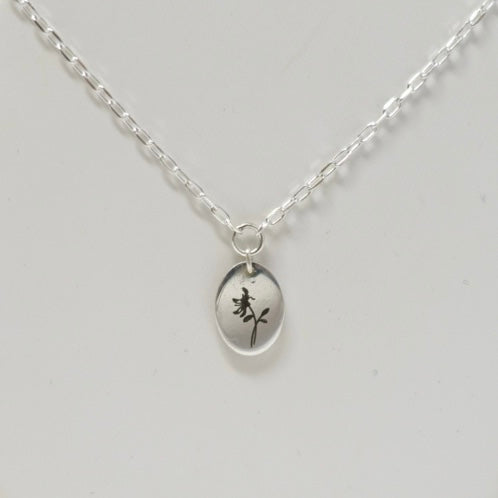 June Honeysuckle Birth Flower Necklace