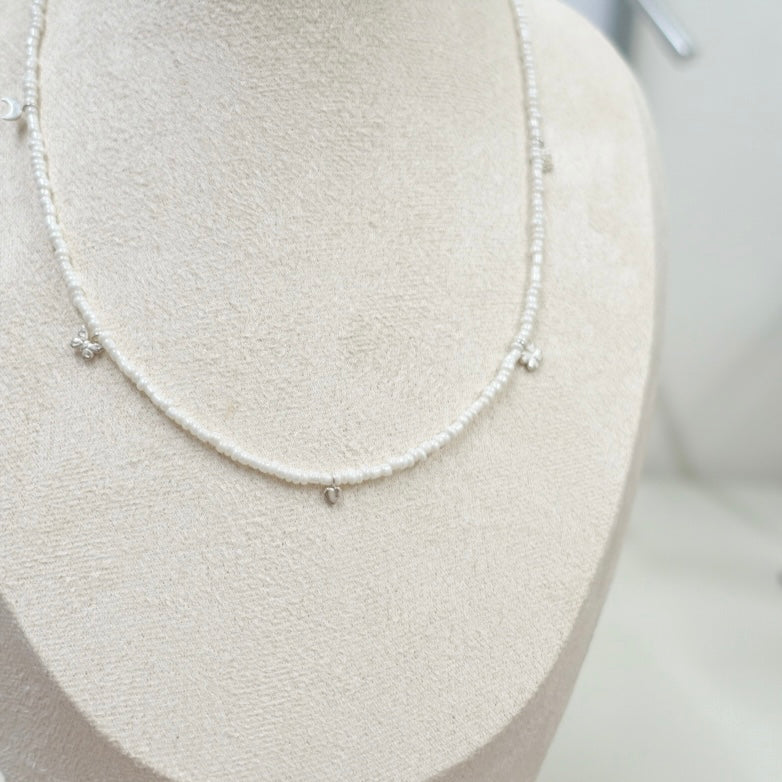 "Dear Younger Me" Beaded Charm Necklace
