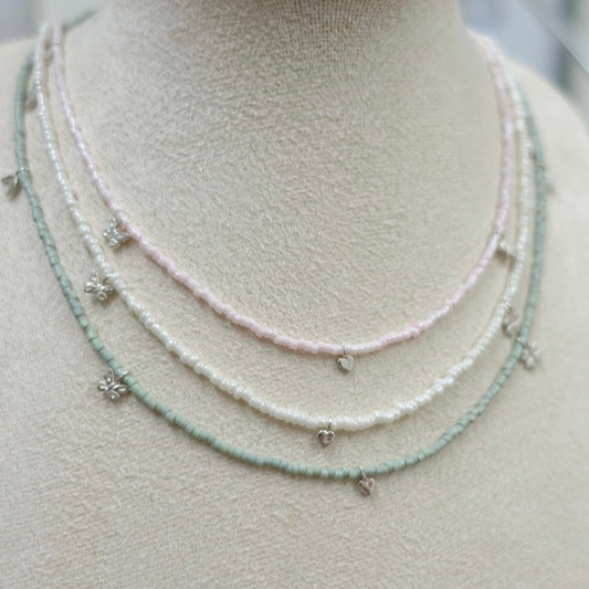 "Dear Younger Me" Beaded Charm Necklace
